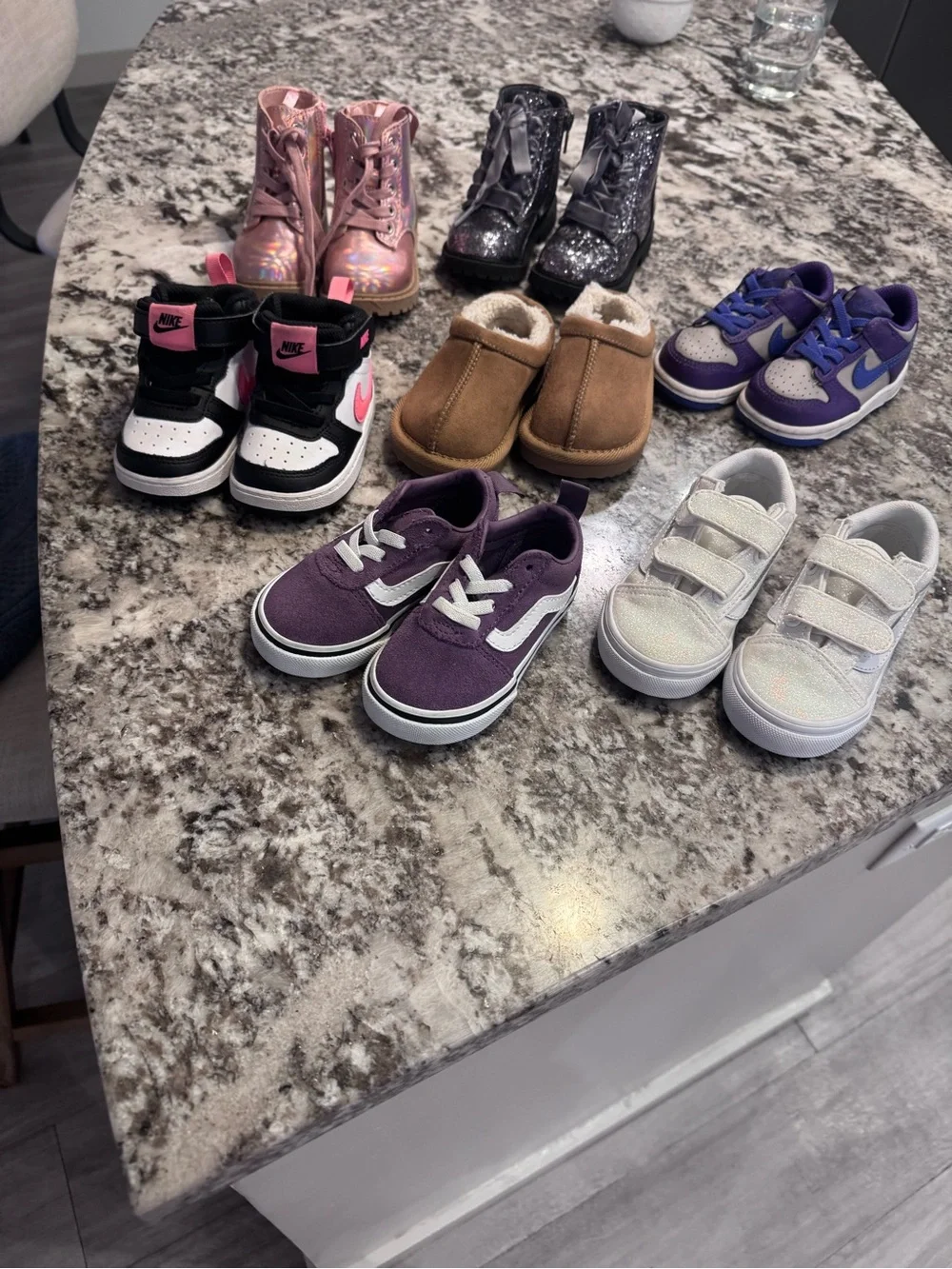Nike, vans, old navy, cat and jack toddler size 5 shoes. Great condition.